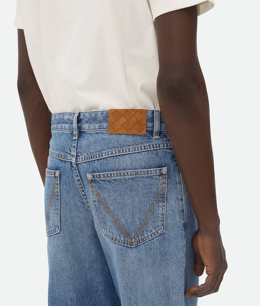 Bottega Veneta Straight Jeans In Blue