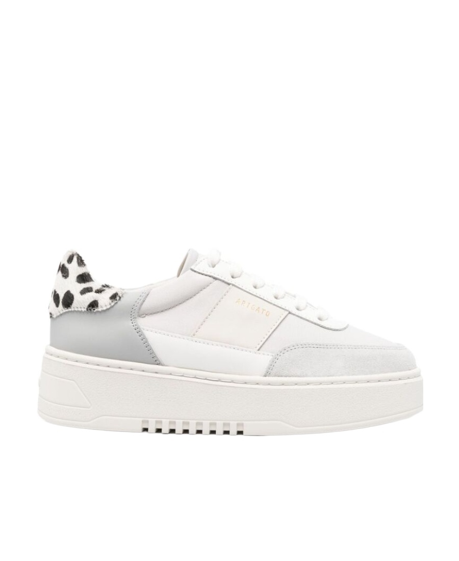 Axel Arigato Orbit Vintage Leather Sneakers In White