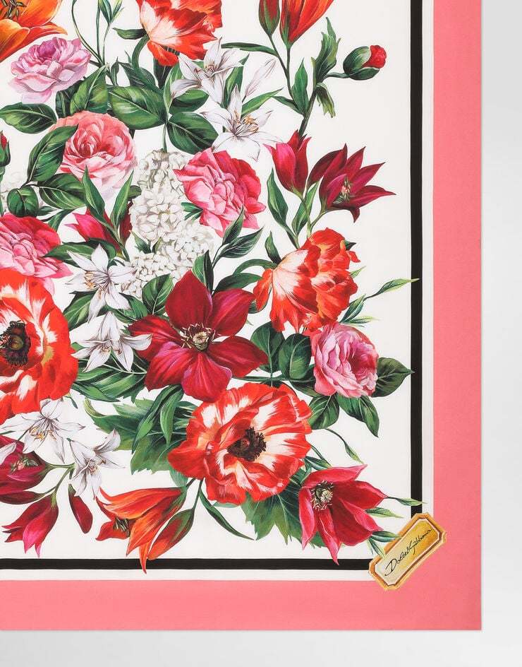 Dolce & Gabbana Printed Silk Foulard