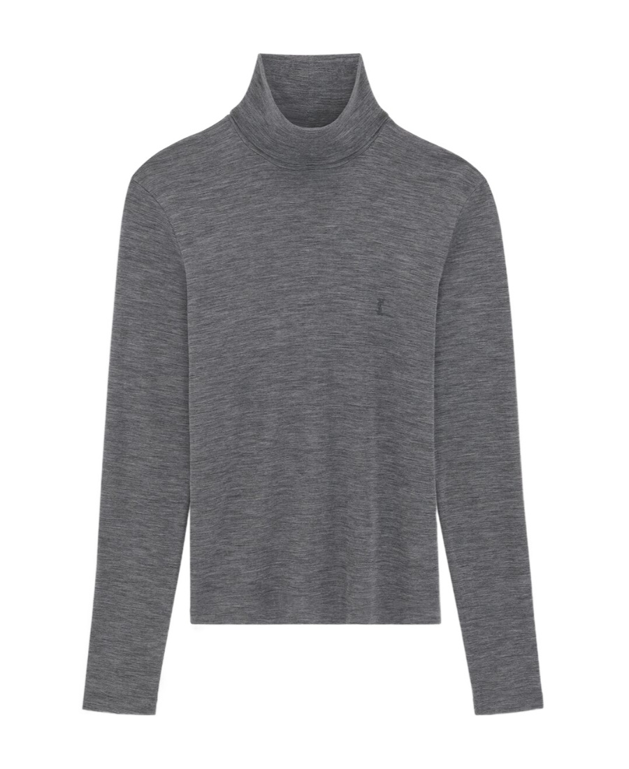 SAINT LAURENT SAINT LAURENT TURTLENECK LONG-SLEEVED JUMPER