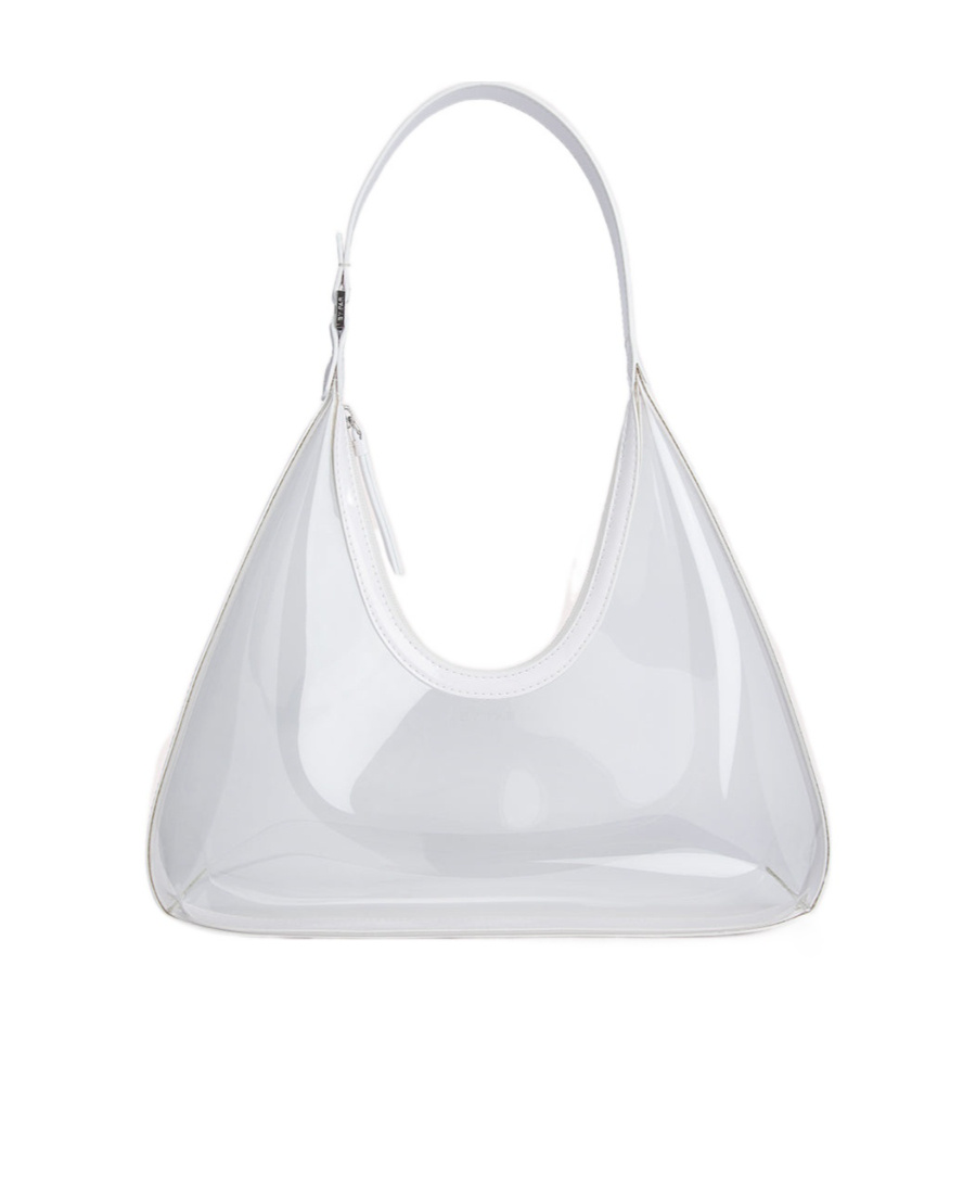 By Far Amber Transparent-design Shoulder Bag In White