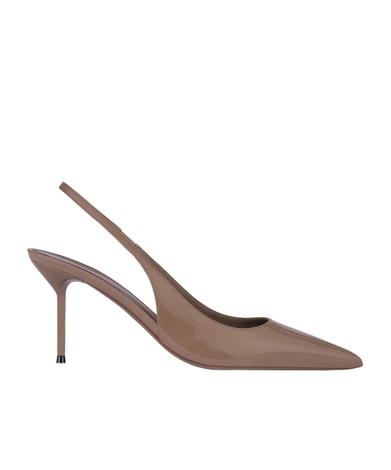 Paris Texas Lidia Patent-leather Slingback Pumps In Brown