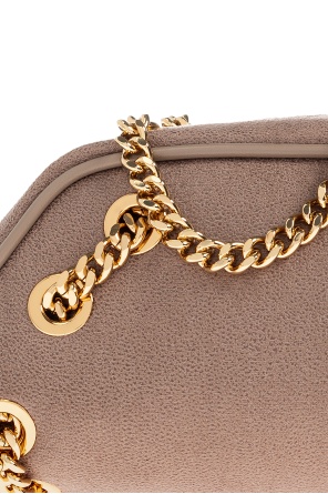 Stella Mccartney Zipper Shoulder Bag In Brown