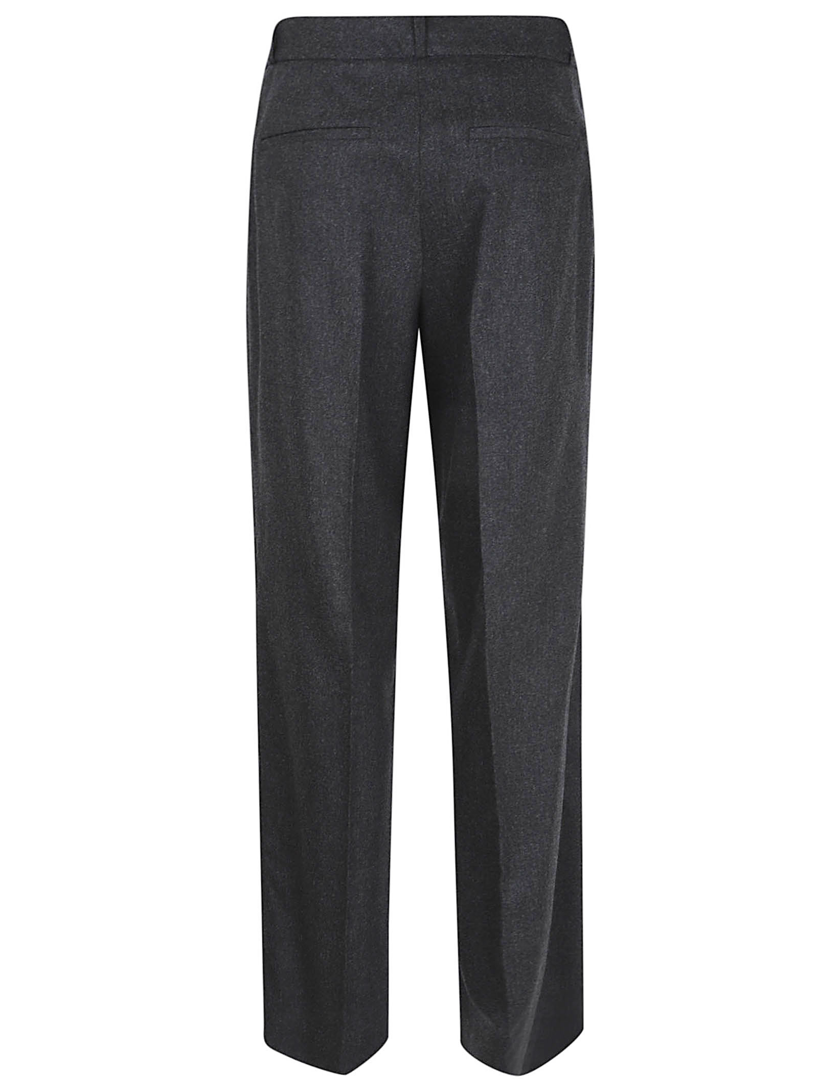 Peserico Casual Pants With Belt Loops In Black