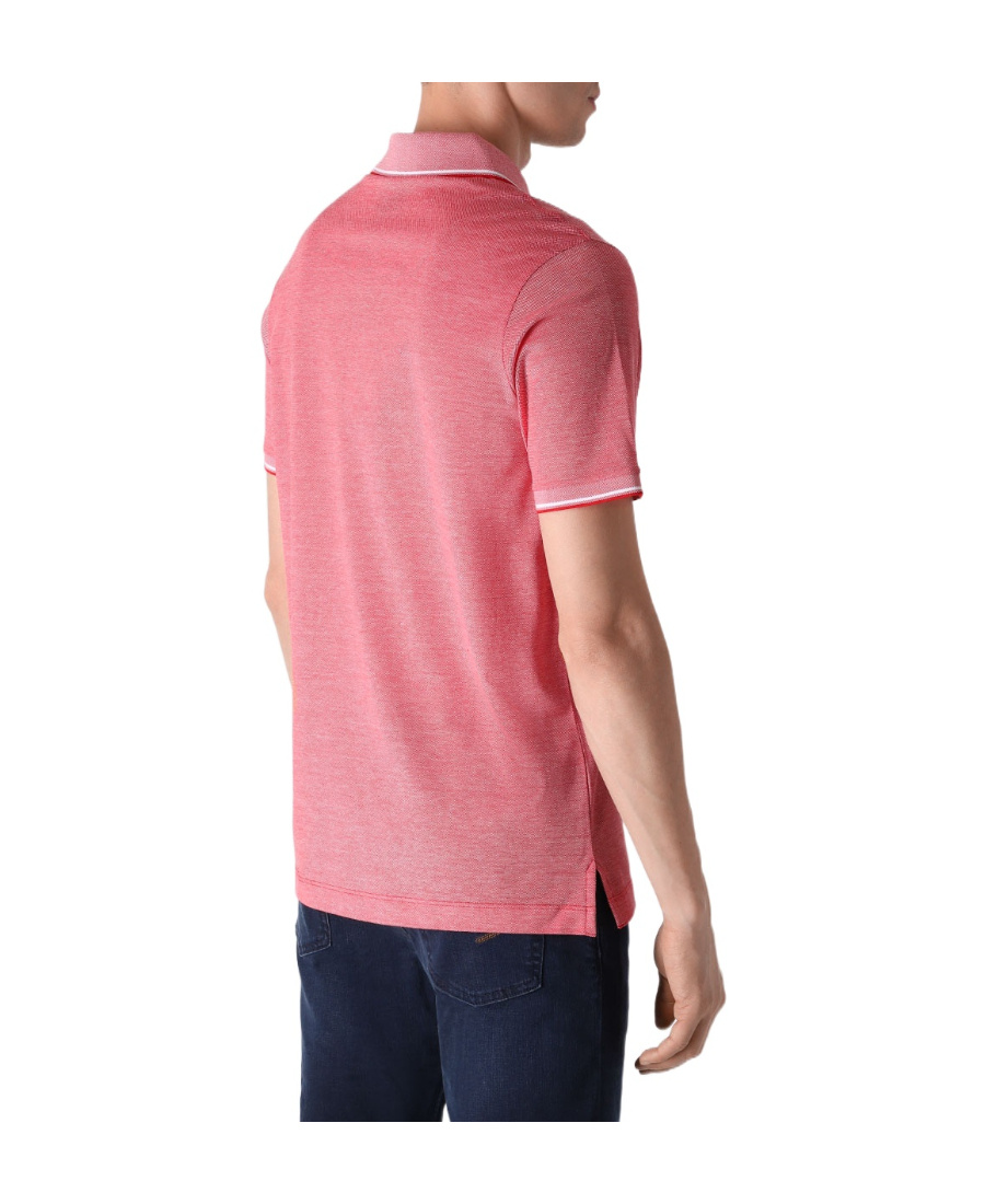 Paul & Shark Red Short Sleeve Logo Polo