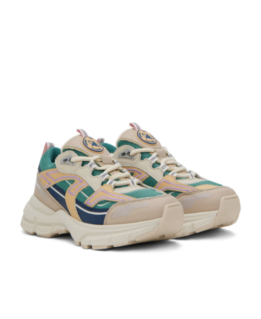 Axel Arigato Logo Logo Splicing Design Low-top Casual Shoes In Nude