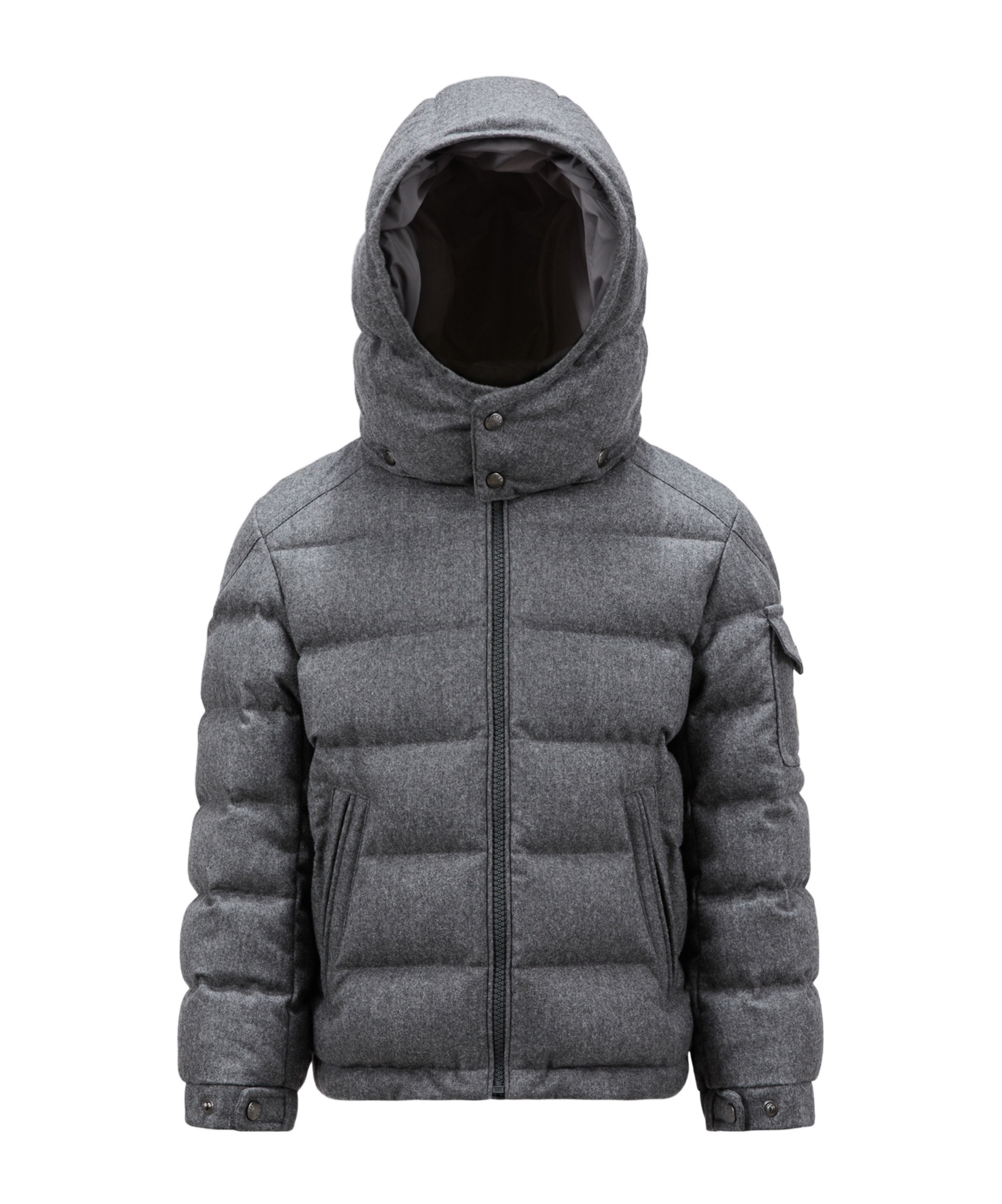 Moncler Montgenevre Down Jacket Grey In Gray