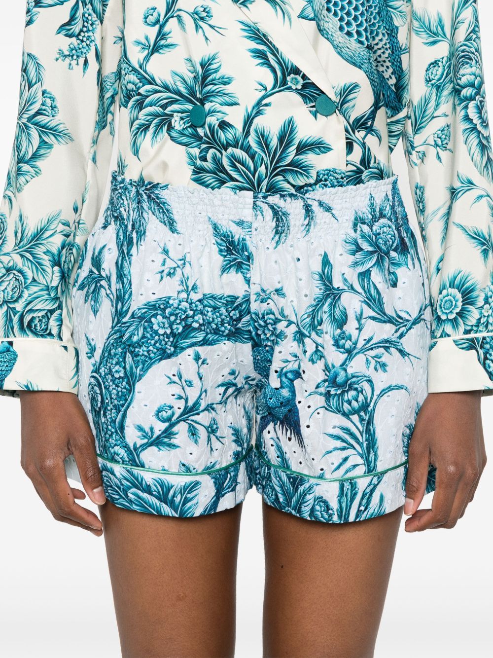 Shop F.r.s For Restless Sleepers Toante Shorts In Blue