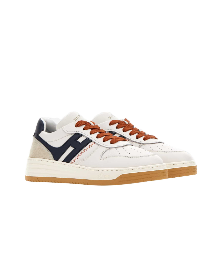 Hogan Logo-patch Low-top Sneakers In White