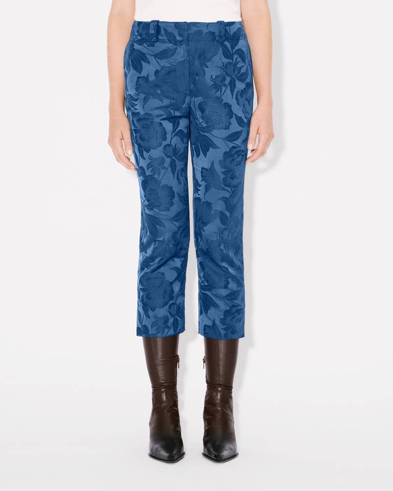 Kenzo Waistband Loop Casual Pants In Blue