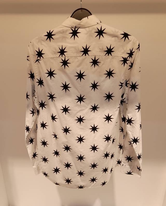 Moschino Buckle Long-sleeved Shirt In Nude