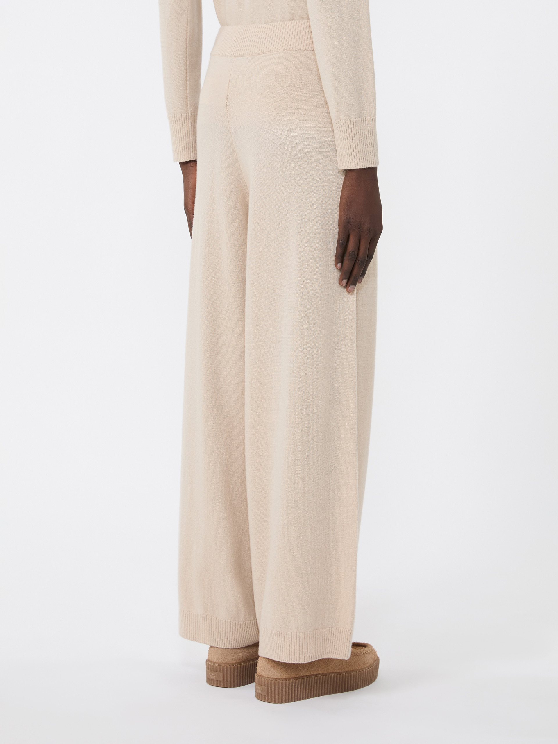 Weekend Max Mara Wool And Cashmere Trousers In Neutral