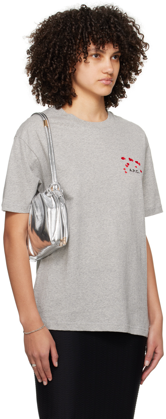 Apc T-shirt With Round Neck And Short Sleeves In Multicolor