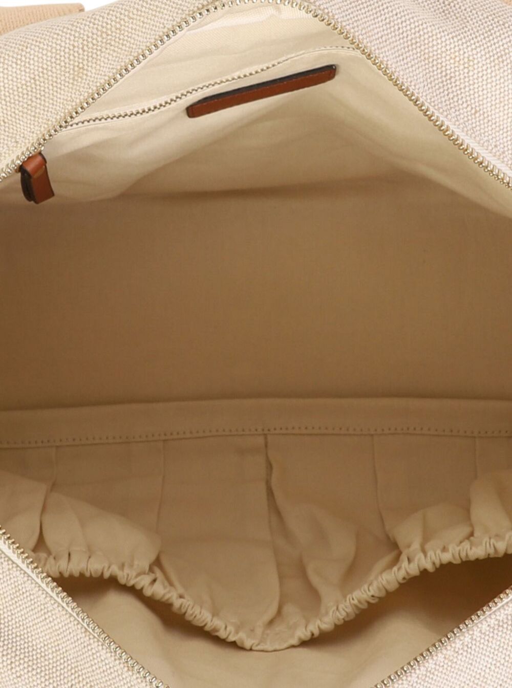 Shop Chloé Kids Logo Printed Strapped Changing Bag In Nude
