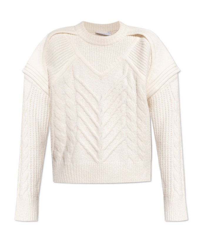 Iro Long-sleeved Sweater In White