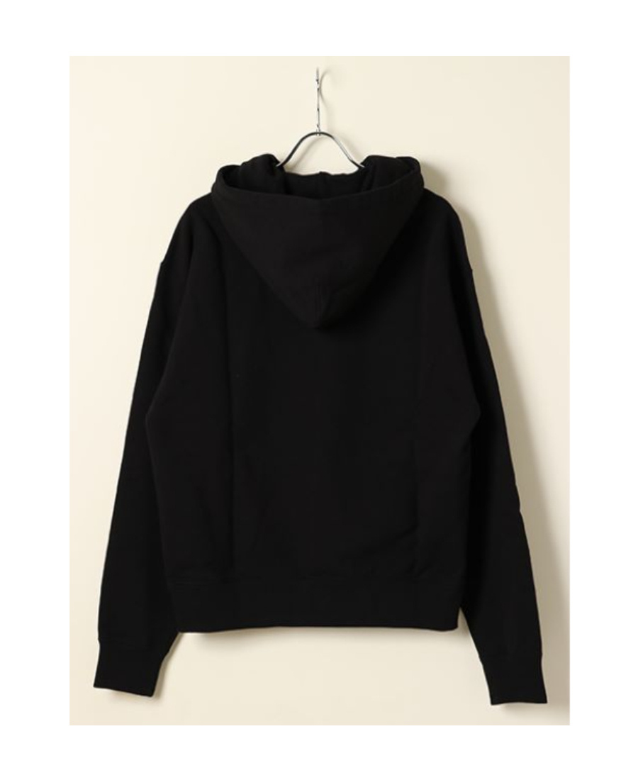 Jil Sander Hoodie With Patch Logo And Ribbed Finish In Black