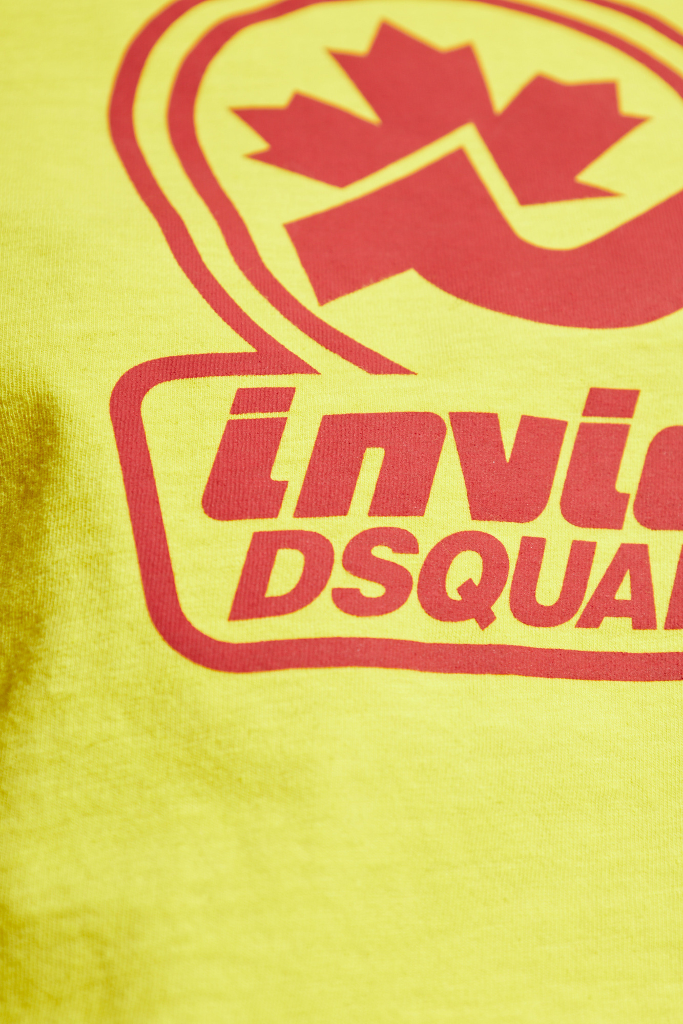 Dsquared2 T-shirt Mit Logo-print In Yellow