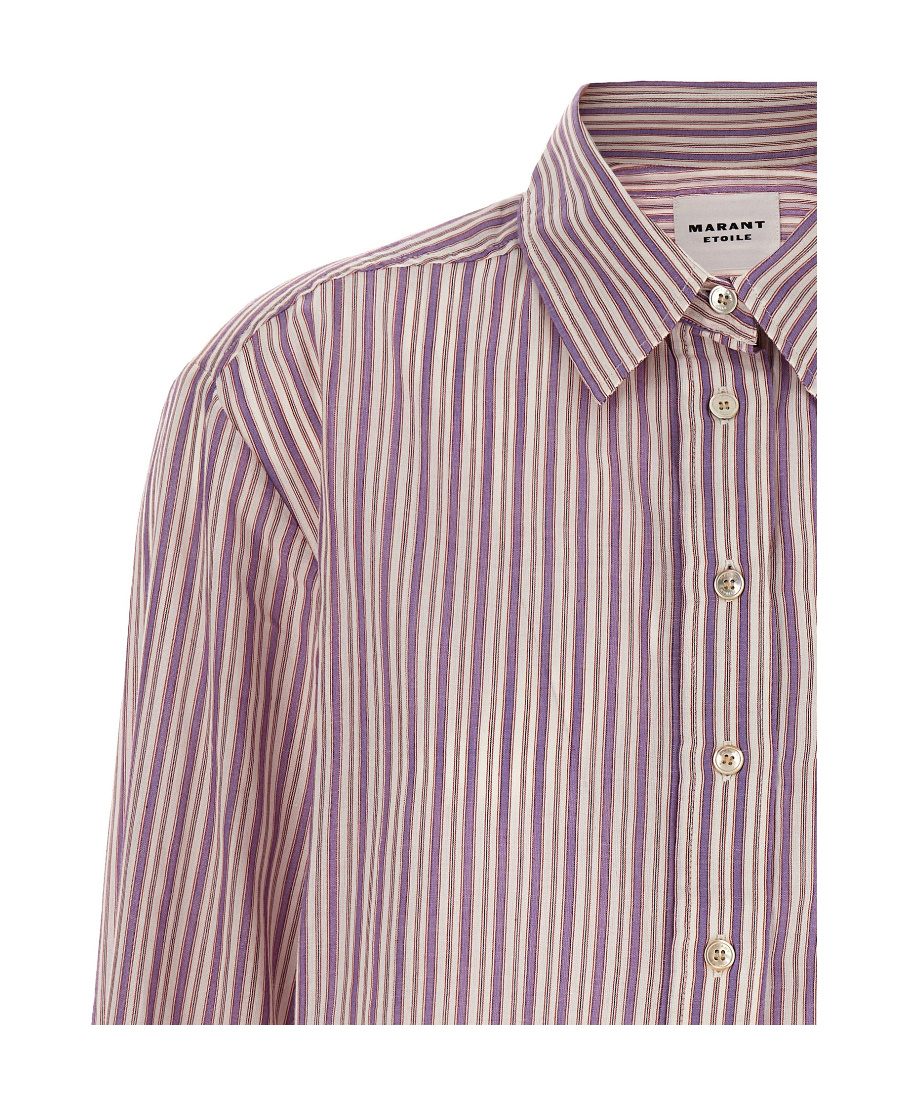 Isabel Marant Étoile Eliora Cropped Shirt In Nude