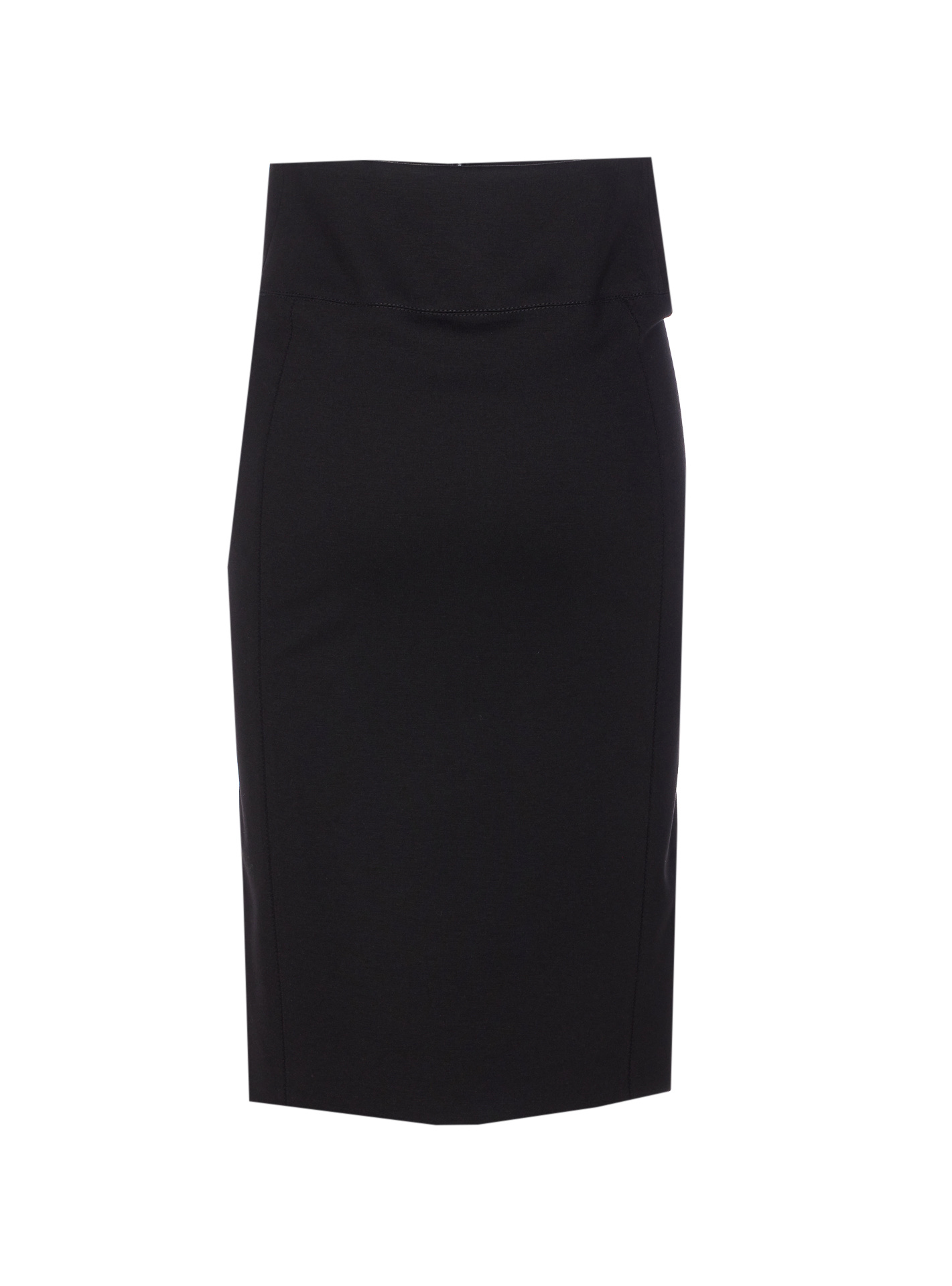 Patrizia Pepe Essential Midi Skirt In Black