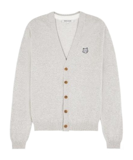 MAISON KITSUNÉ MAISON KITSUNÉ BOLD FOX HEAD PATCH REGULAR CARDIGAN