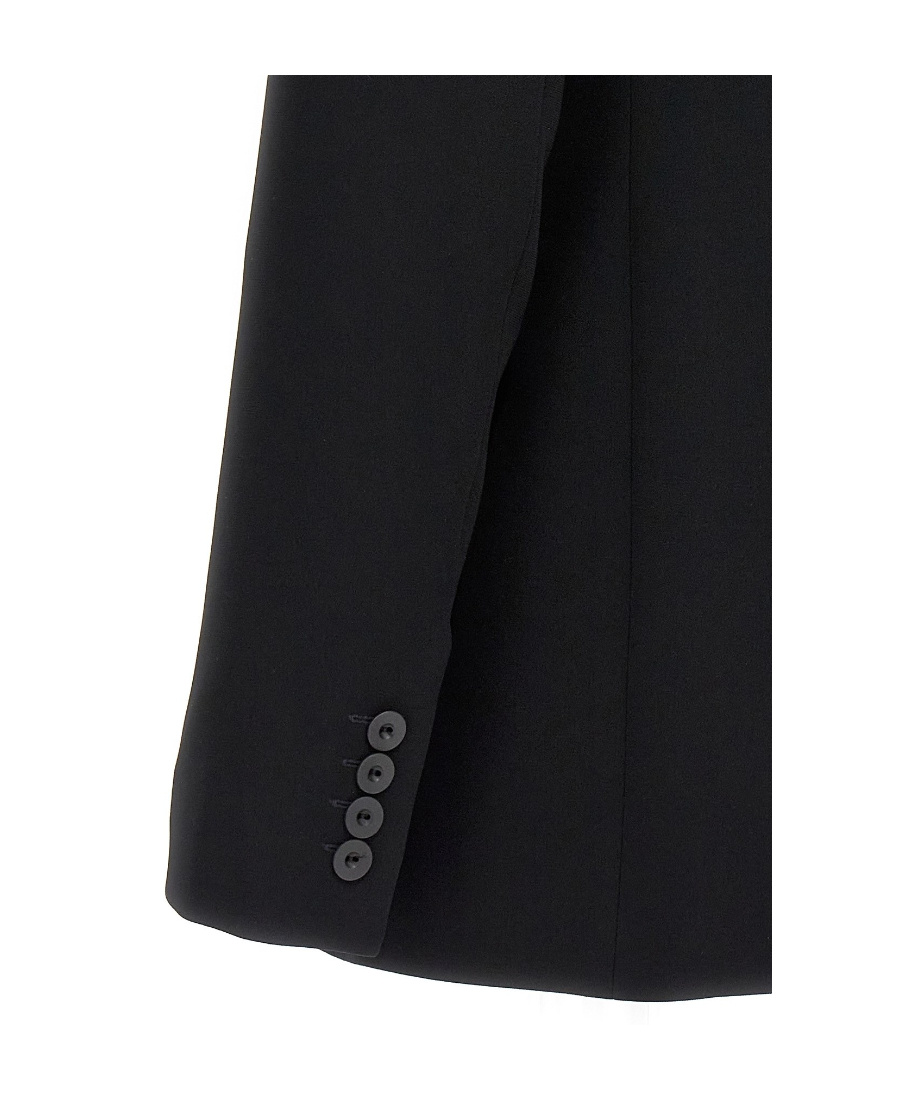 Max Mara Single-breasted Suit Jacket In Black