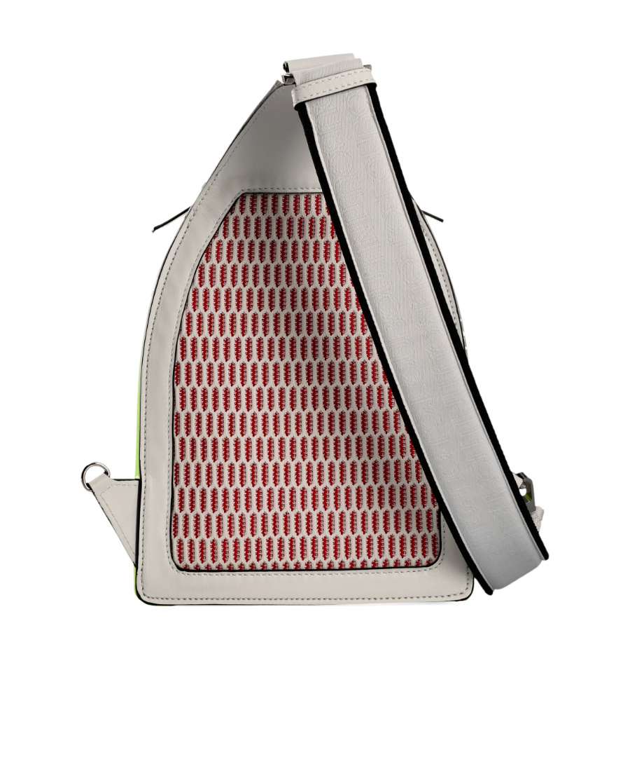 Christian Louboutin Loubifunk Leather Backpack In Yellow