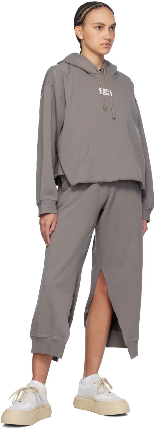 MM6 MAISON MARGIELA STRAIGHT-LEG COTTON TRACK PANTS