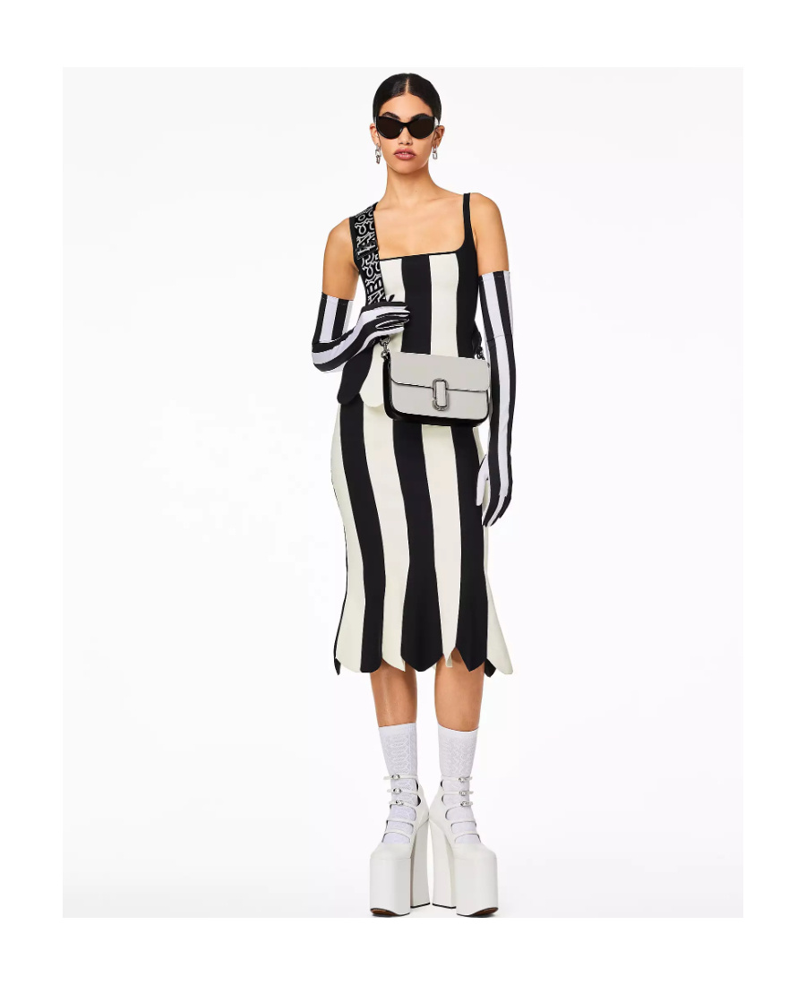 Marc Jacobs The Bi Color Shoulder Bag In White
