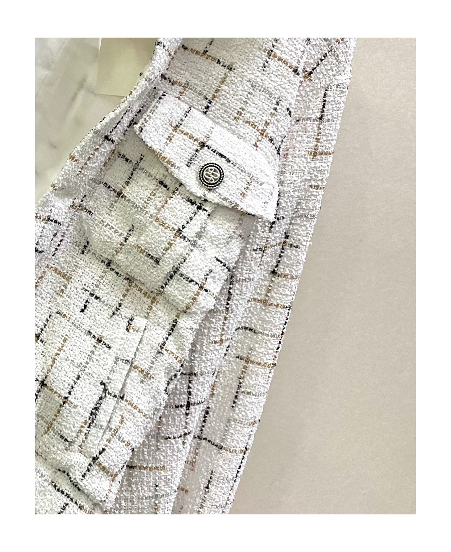 Charlie Luciano Logo Casual Jacket In White