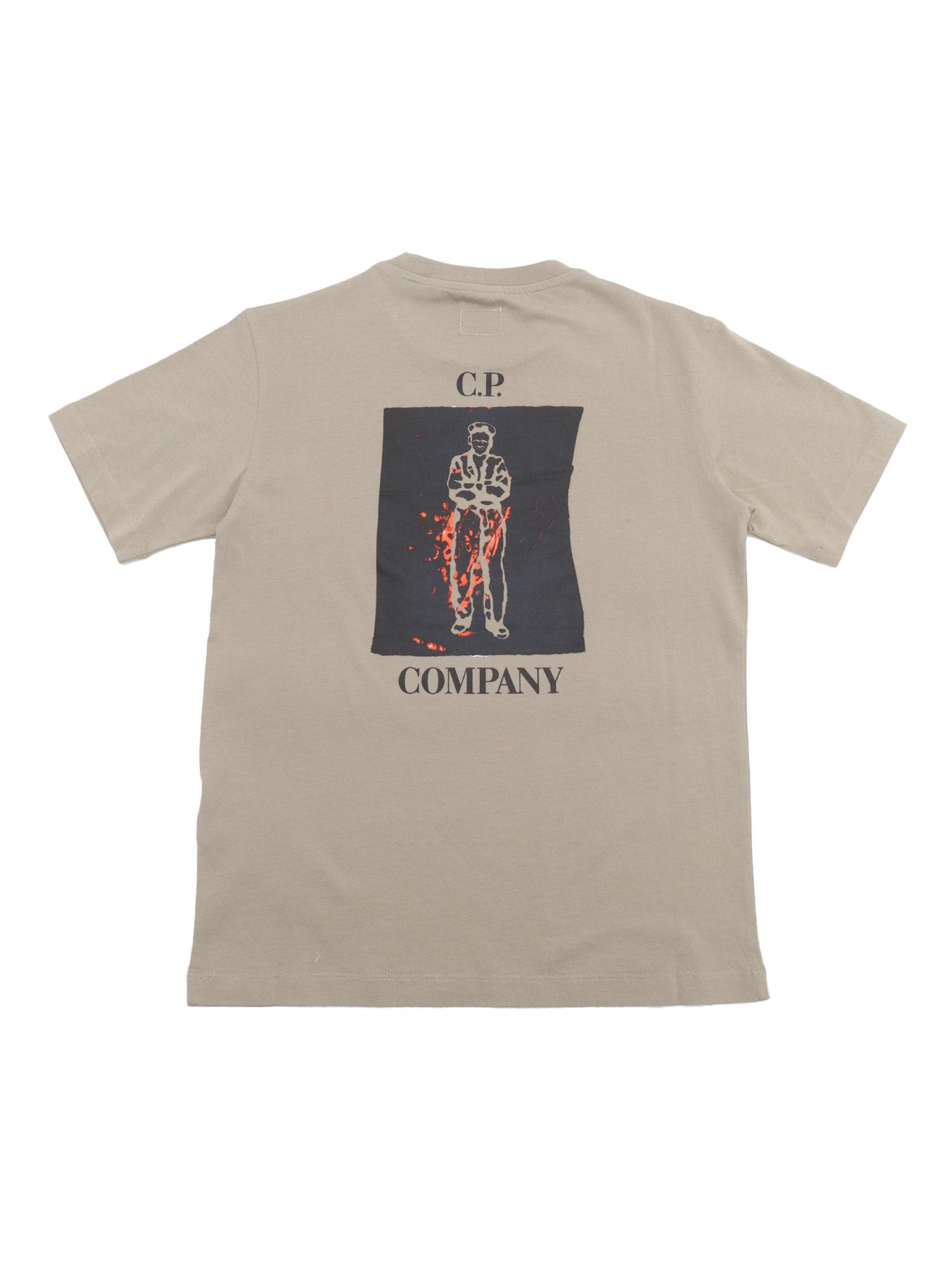 C.p. Company Short-sleeved T-shirt In Nude