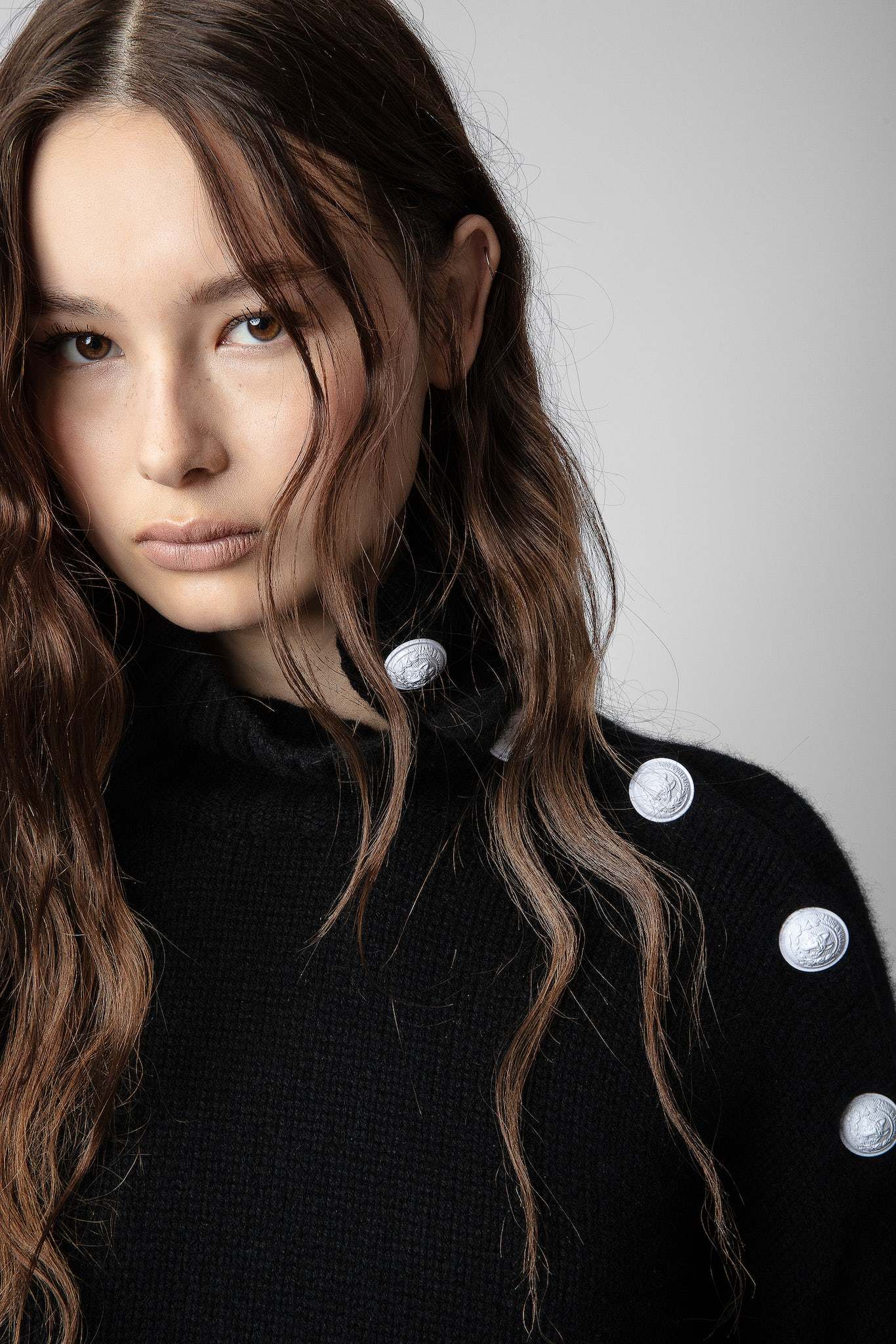Zadig & Voltaire Turtleneck Long-sleeved Sweater In Black