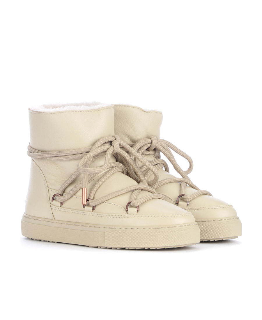 Inuikii Logo And Ankle Boots In Nude