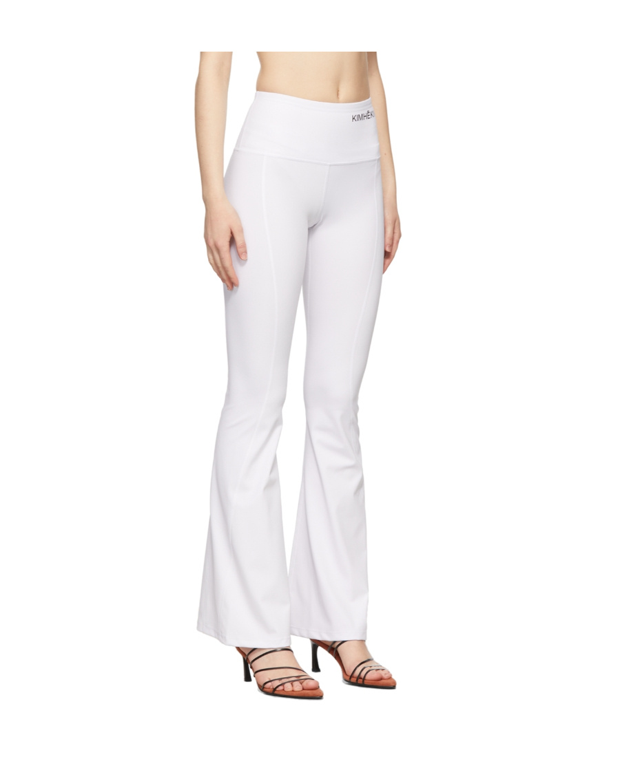 Kimhēkim Flared Casual Pants In White