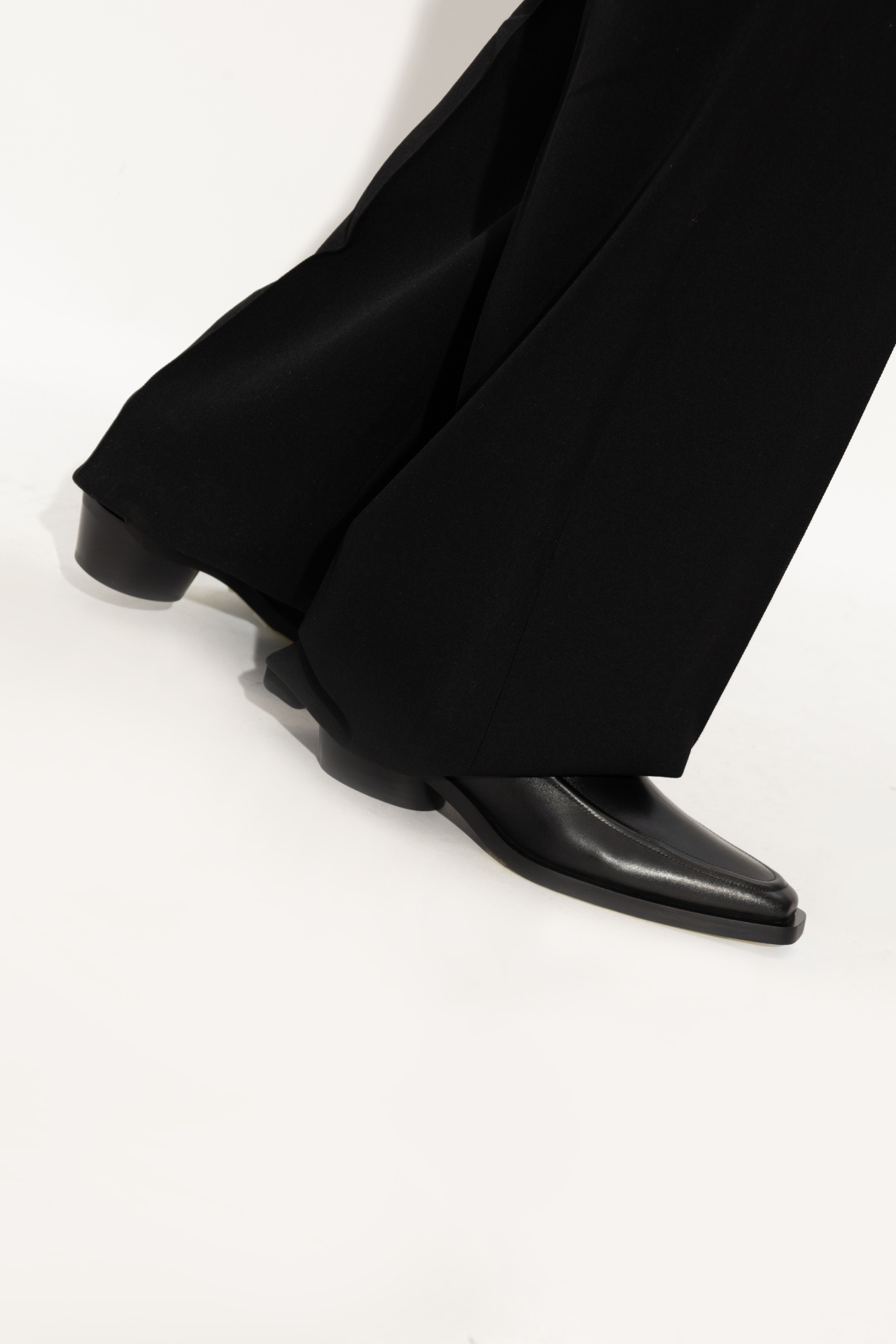 PROENZA SCHOULER BRONCO LEATHER ANKLE BOOTS