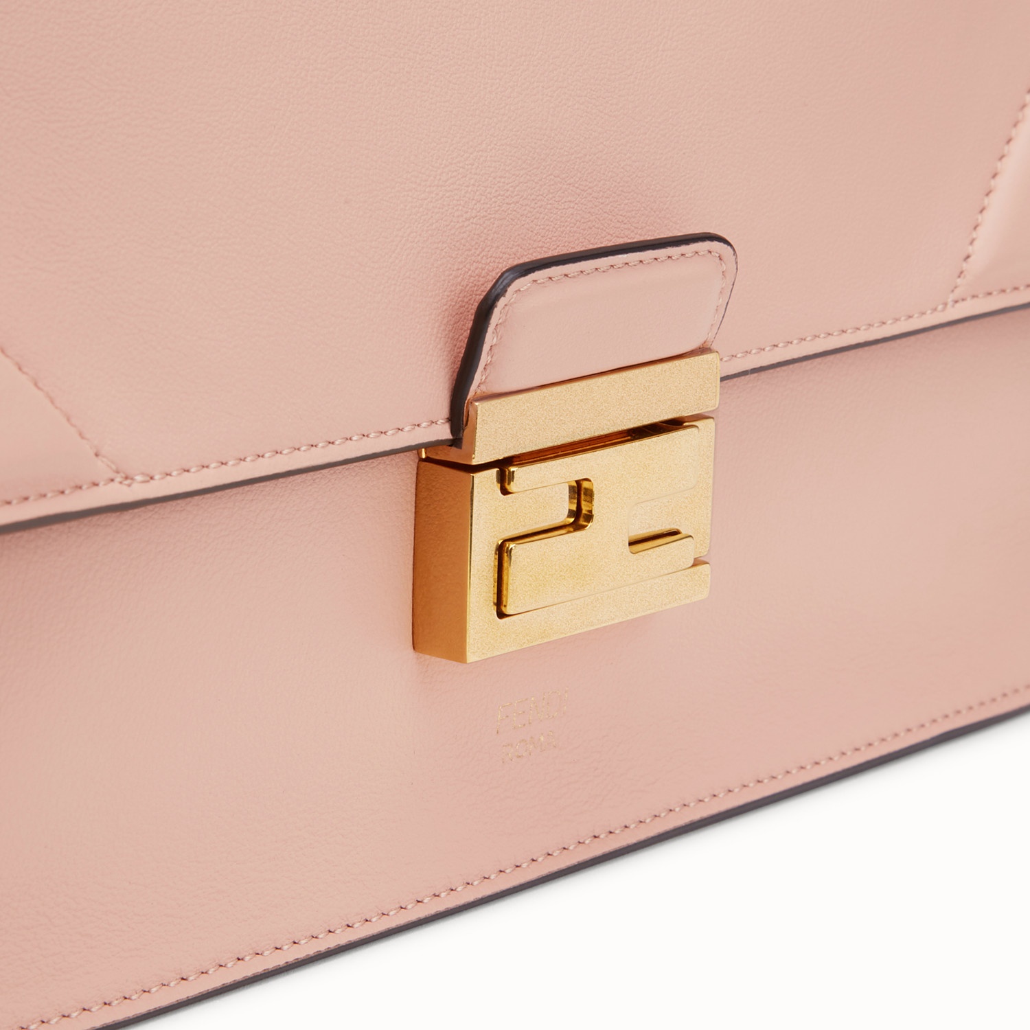 Fendi Kan U Shoulder Bag In Nude
