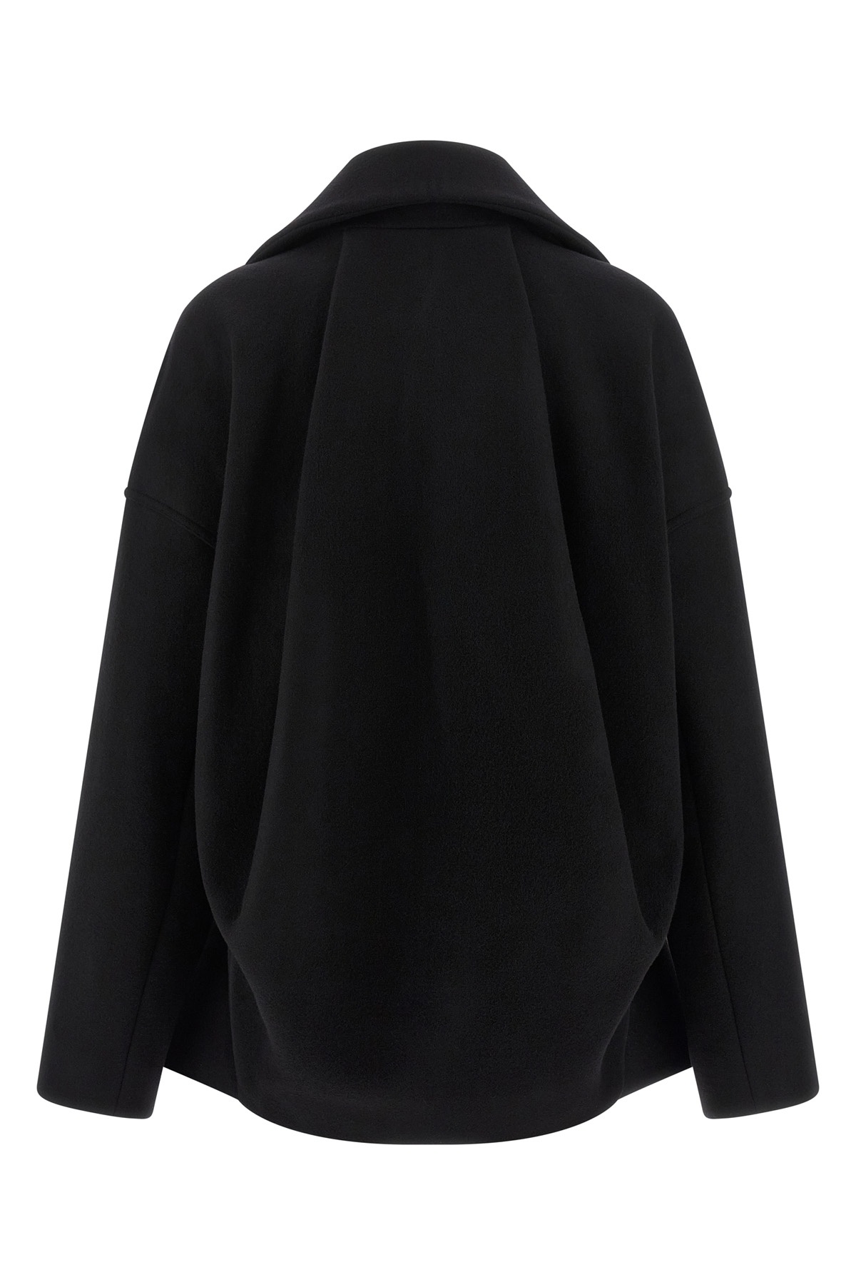 Rick Owens Long-sleeved Casual Jacket In Black