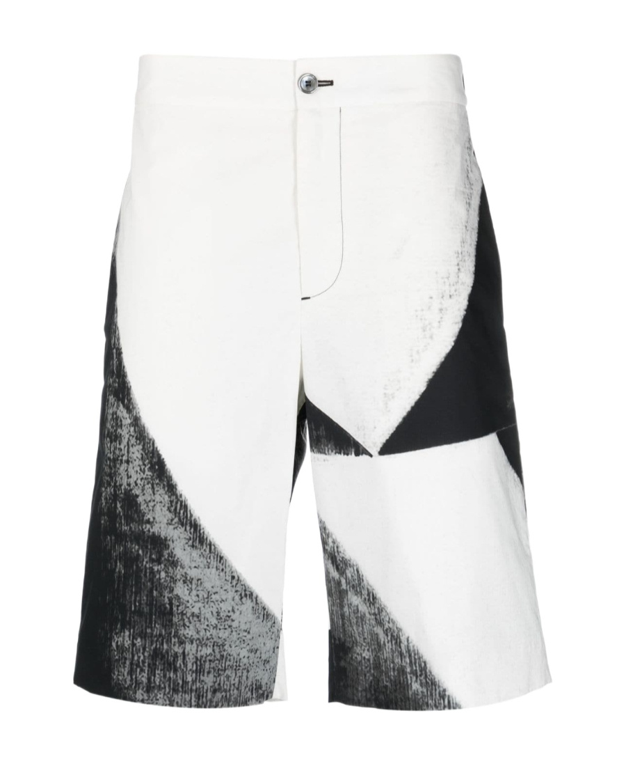 Alexander Mcqueen Alexander Mc Queen Drawstring Cotton Shorts In White