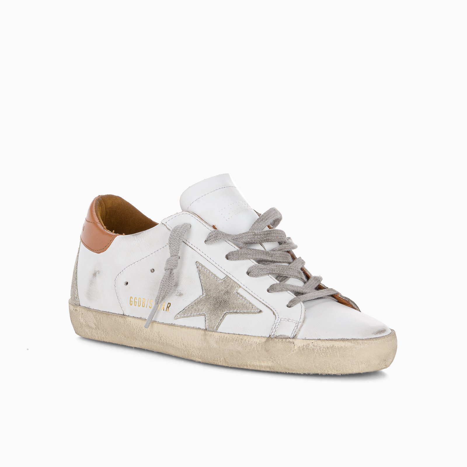 Golden Goose Leather Super-star Sneaker In White