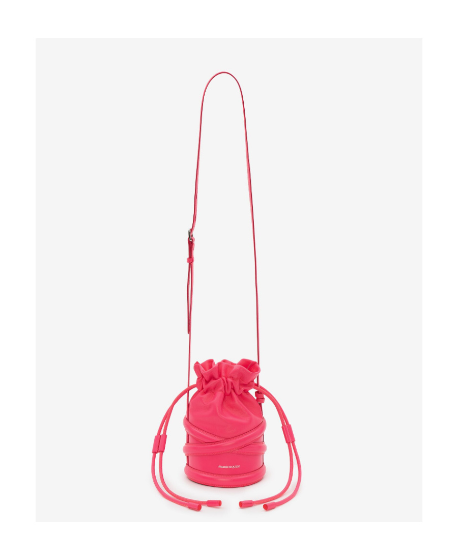 ALEXANDER MCQUEEN THE CURVE DRAWSTRING MINI BAG