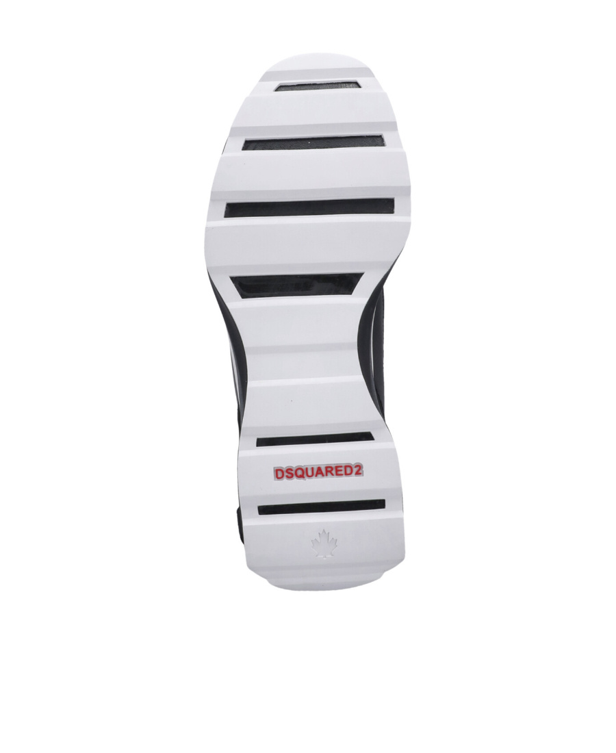Dsquared2 Logo-print High-top Sneakers In Black