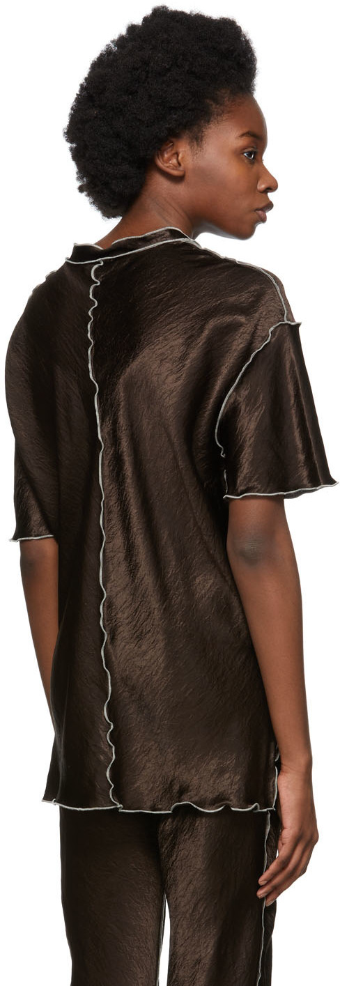 Yuzefi Item O-neck Short-sleeved T-shirt In Black