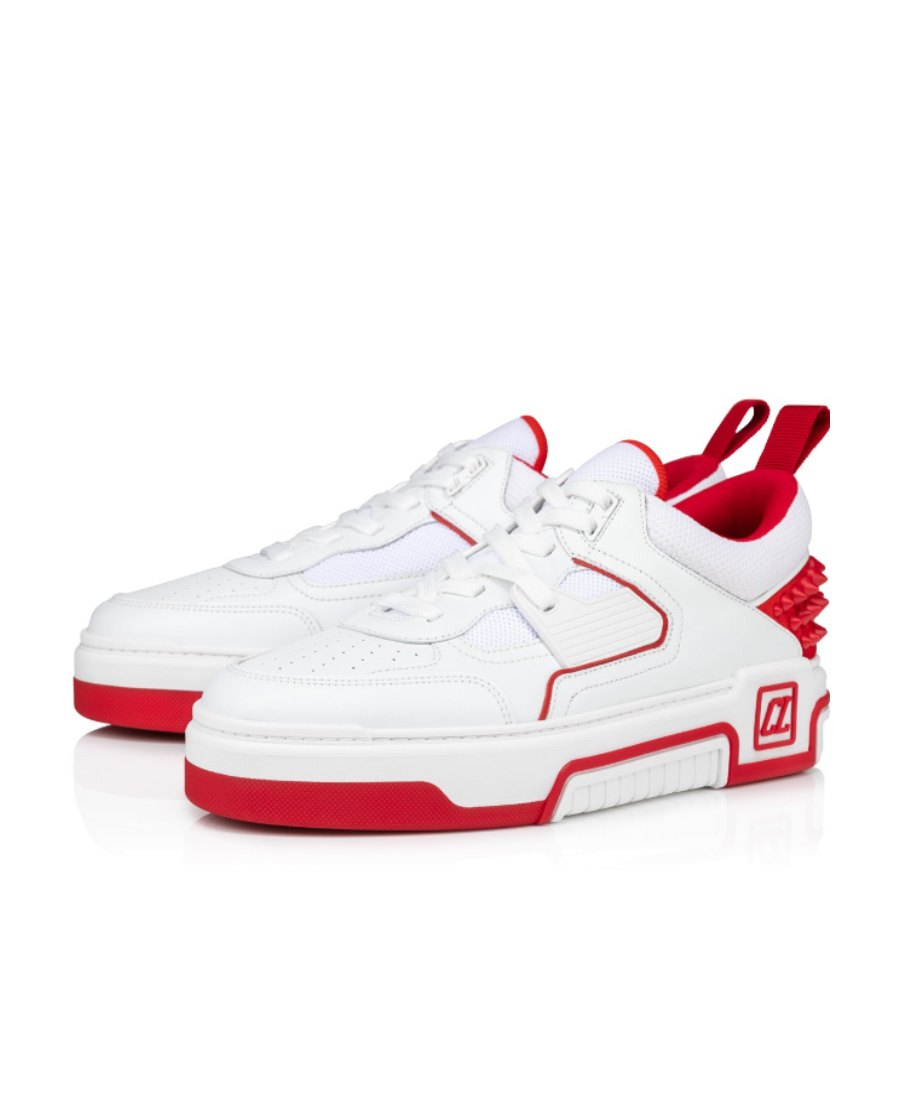 Christian Louboutin Astroloubi Mesh Panelled Sneakers In White