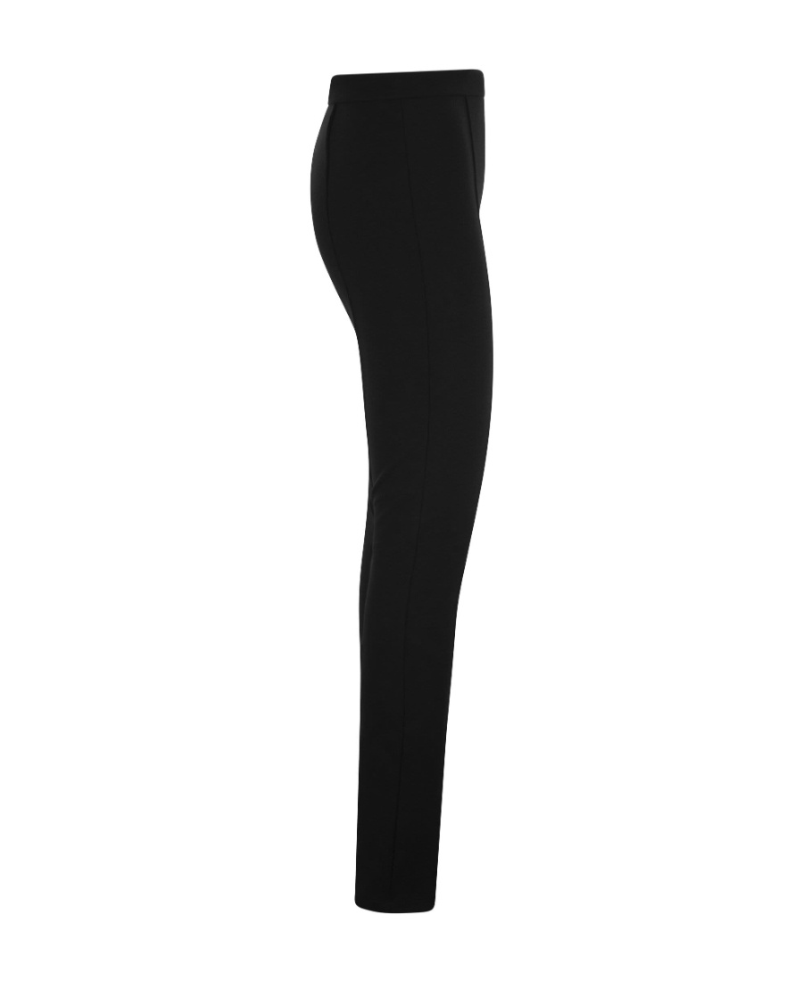 Max Mara High-waist Slim-cut Trousers In Black