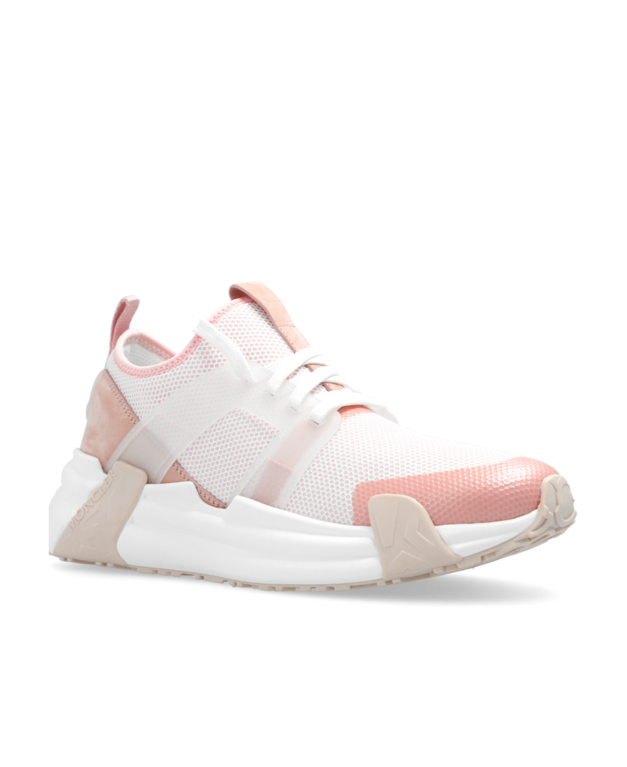Shop Moncler Lunarove Panelled Sneakers In White