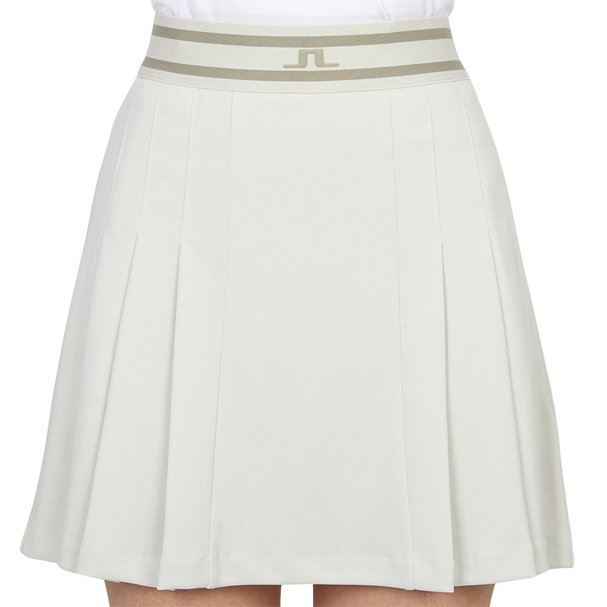J. Lindeberg Logo Skirt In White