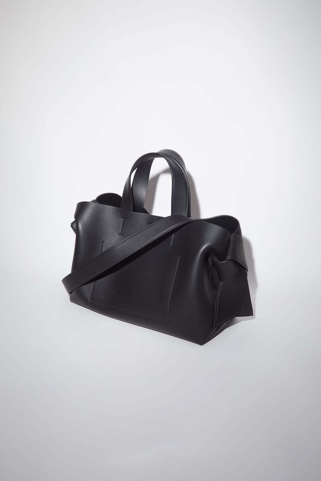 Acne Studios Knotted Shoulder Bag In Black