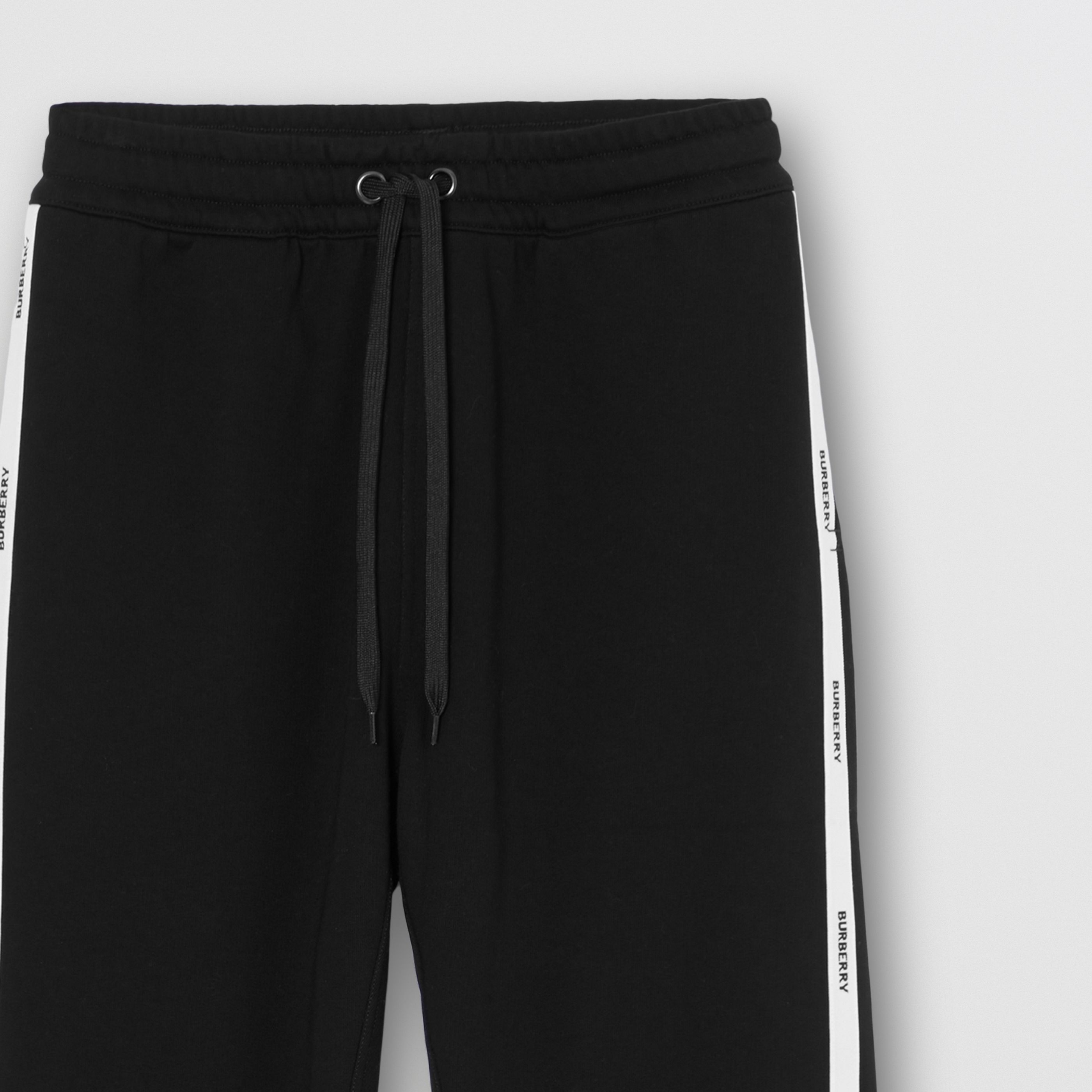 Burberry Logo-tape Track Pants In Black