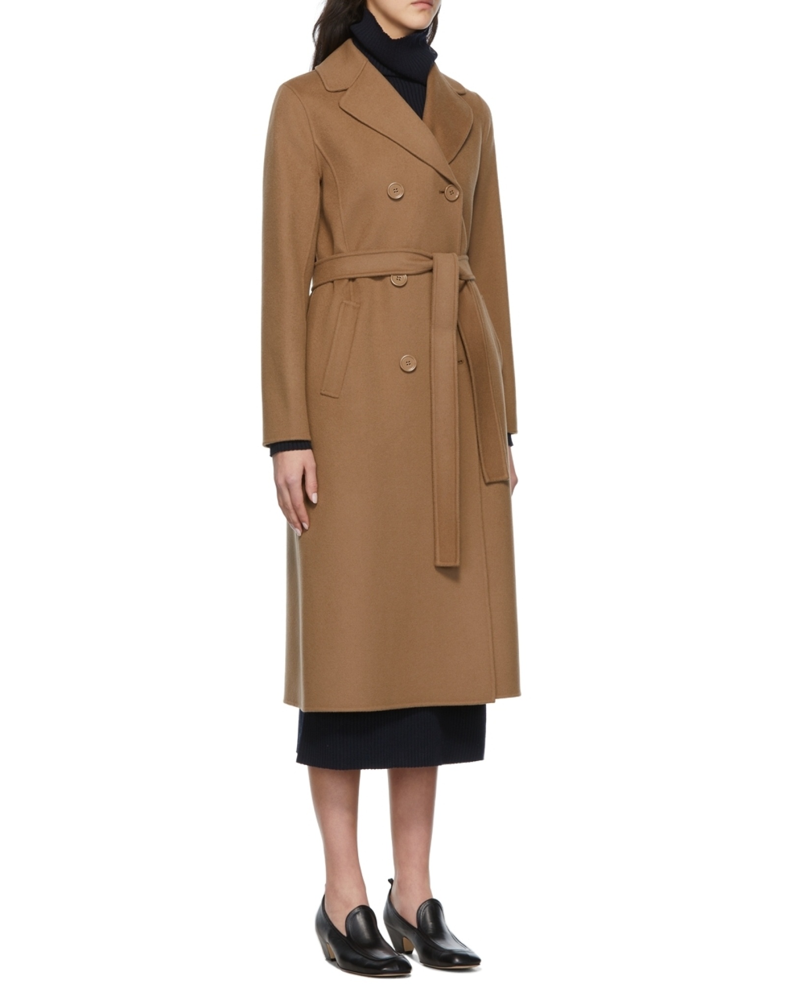 MAX MARA DOUBLE-BREASTED LONG WOOL COAT