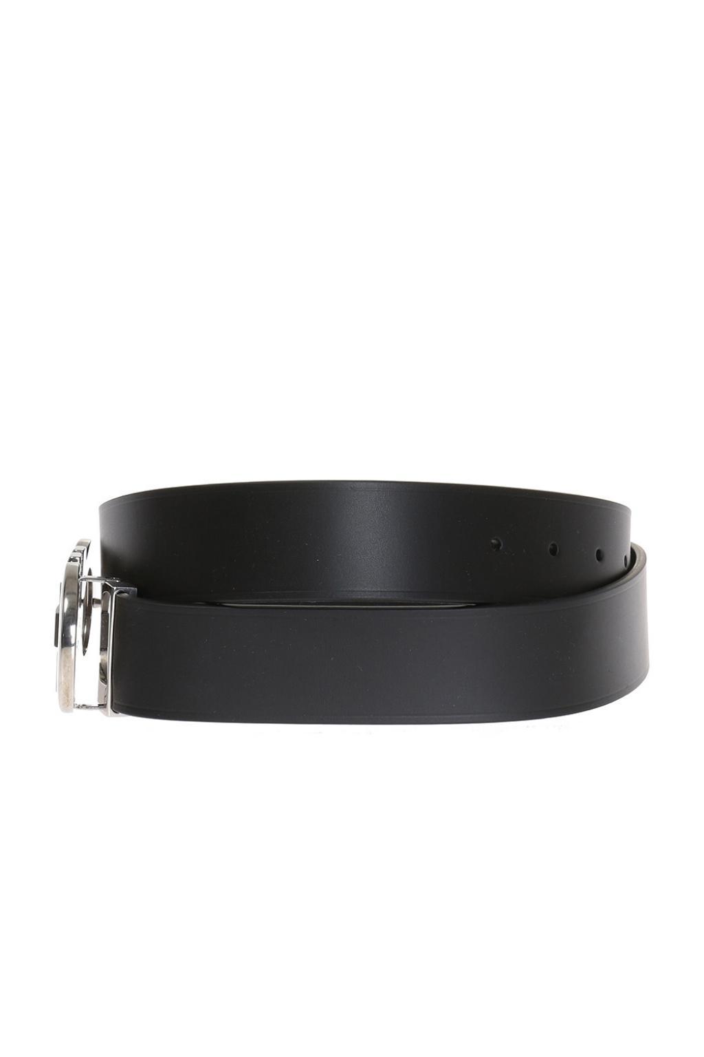 Ferragamo Black And Brown Gancini Reversible Leather Belt In Black