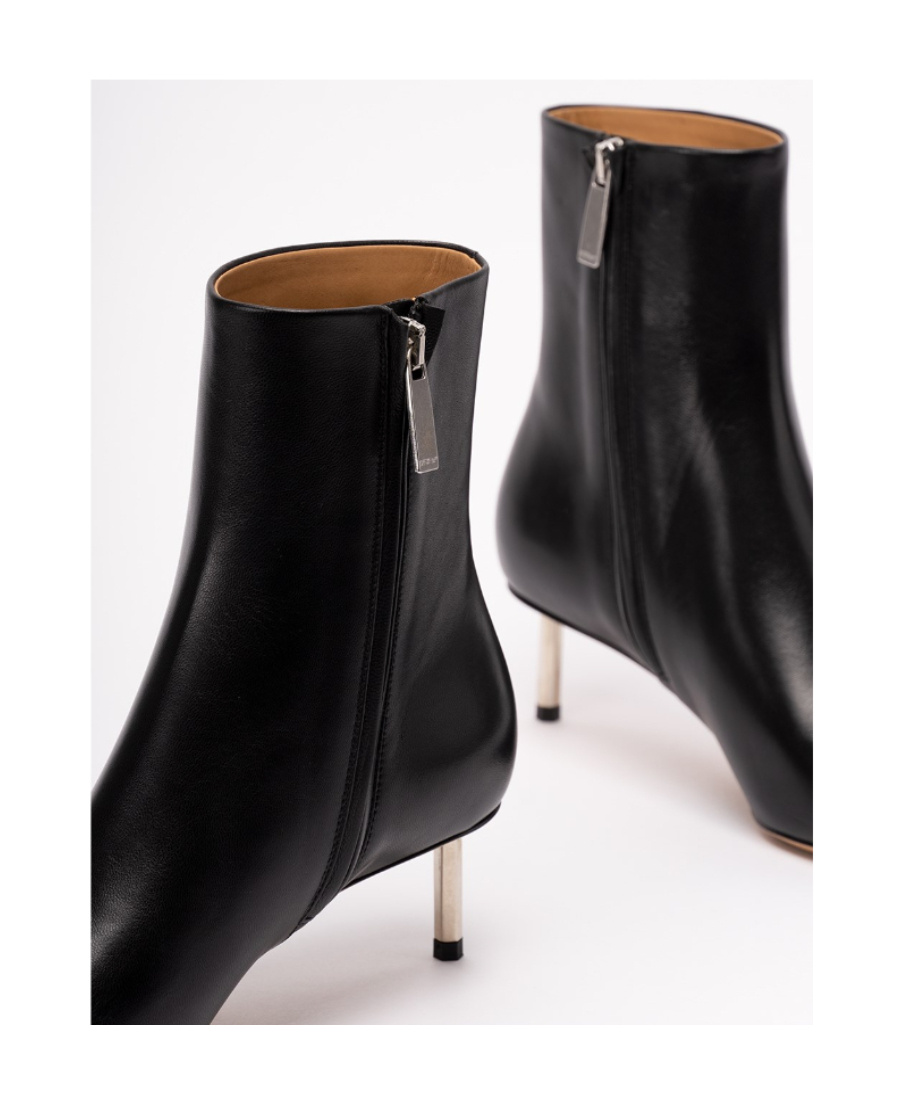 Off-white Allen 60mm Leather Ankle Boots In Black